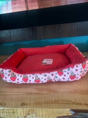 FREE Surprise Gift Included w/purchase. Strawberry Shortcake Small Pet Bed!